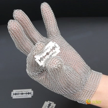 stainless steel gloves safty protective gloves factory