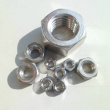 Factory wholesale 201 304 316 stainless steel hexagon nut fine thread thin nut M3M8*1-M64