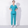 Europe style female nurse work uniform scrubs suits dentist surgical operation work suit
