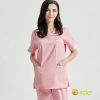 2022 Europe surgical medical care beauty salon workwear nurse scrubs suits jacket pant Color pink scrubs suits