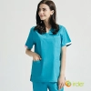 2022 Europe medical care beauty salon  nurse scrubs suits jacket pant work uniform Color peacock blue scrubs suits