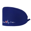 electrocardiogram print nurse hat cap opreation room wear hat