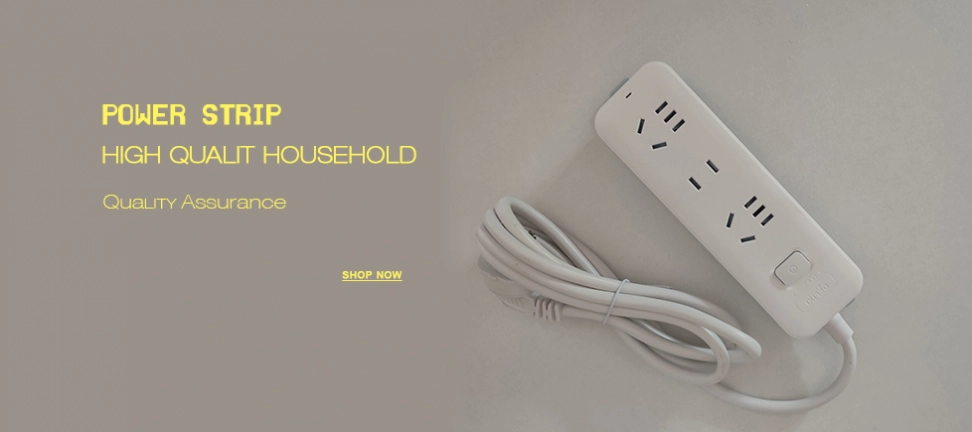 white color household 100-250v 10/16A power switch electric plug board patch panel power strip patch board