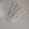 white color household 100-250v 10/16A power switch electric  plug board patch panel power strip patch board