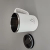 SUS304 stainless steel 304 office coffee cup tea cup water cup with cover