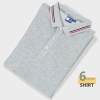 classic fashion trun down collar men tshirt polo shirt Color Grey
