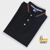 classic fashion trun down collar men tshirt polo shirt Color Black