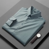 high quality fabric button down collar bussiness man shirt upgrade formal shirt