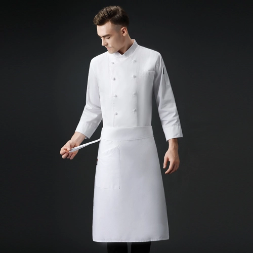 high quality cotton blends chef jacket chef workwear clothes button