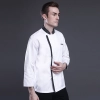 England long sleeve contrast hem bread shop chef jacket chef baking workwear