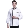 England long sleeve contrast hem bread shop chef jacket chef baking workwear