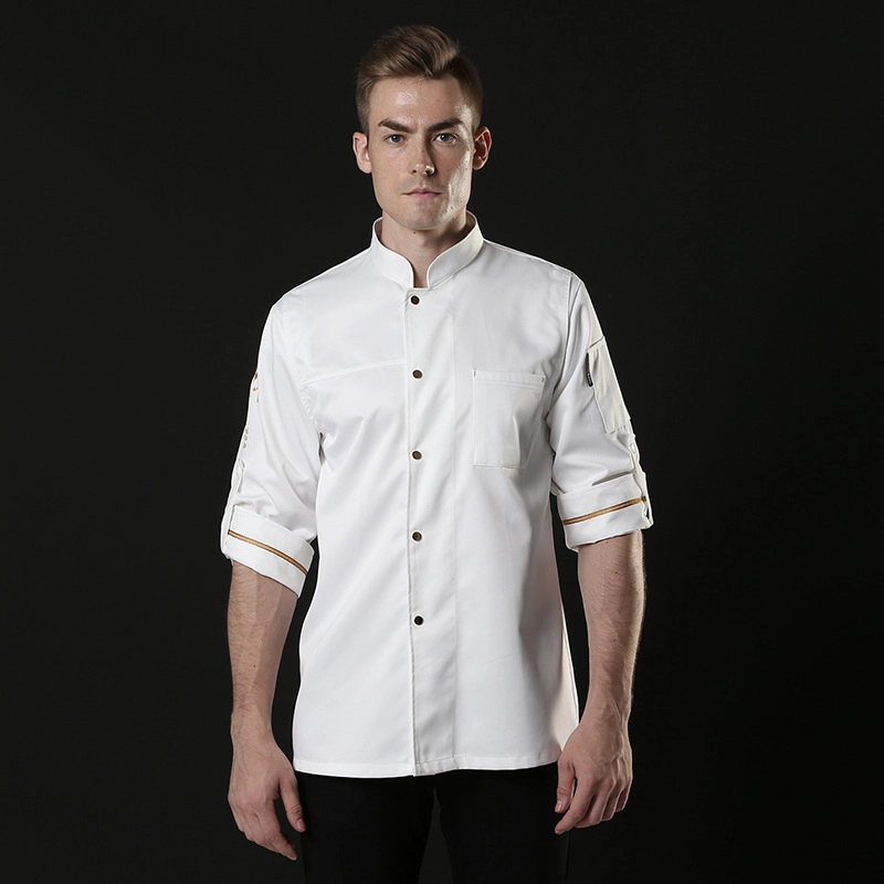 high quality front openning Chinese bread shop chef jacket chef shirt workwear