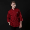 right openning small button winter autumn chef uniform workwear chef coat jacket Color Red