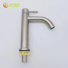 food grade 304 stainless steel wire drawing  kitchen sink faucet water tap household single cold water inlet