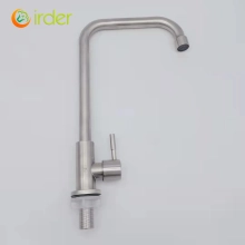 7 style curved 304 stainless steel wiredrawing household water tap washing room basin kitchen faucet single taphole buy from factory