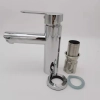 restaurant company stainless steel cold hot water mixer faucet basin lavatory water tap discount