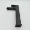 2023 black color square department & restaurant  hot/cold inlets basin faucet lavatory water tap drop shipping