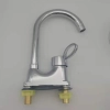 glossy zinc alloy home decoration lavatory faucet water tap right handler buy from factory