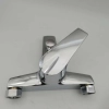 factory direct sell 304 stainless steel glossy shower mixer water tap faucet brass