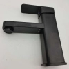 black square household single handle faucet  pull out water tap restaurant basin faucet