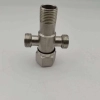 304 stainless steel wiredrawing 1in 2 out restaurant hotel kitchen angle valve  basin angle valve AV2610