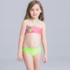 cartoon fish printing little girl swimear two-pieces swimwear