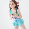 nice cartoon printing girl swimwear halter one-piece swimwear