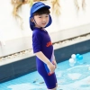 cute litte boy shark print children sunsuit swimwear