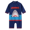 cute litte boy shark print children sunsuit swimwear