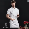 2023 high quality invisual button women men unisex deign chef jacket