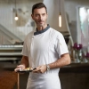 2023 new design short sleeve chef jacket chef uniform discount