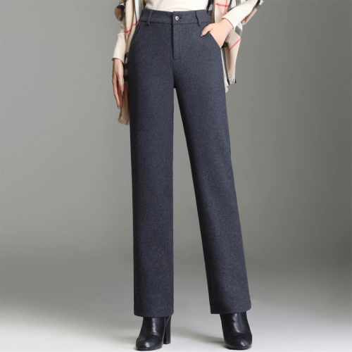 2025 casual loose autumn winter woolen women pant flare pant