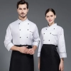 Hot sale Europe restaurant chef jacket imporved fabric chef uniform