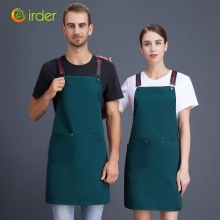 long apron design for waiter waitress water proof apron