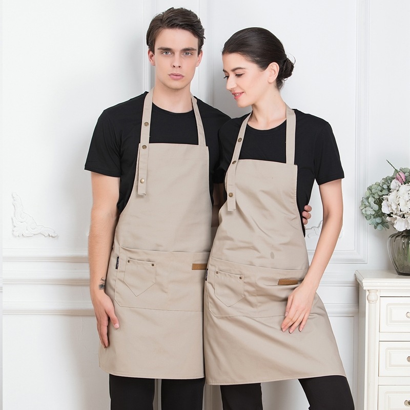 Irder - upgraded coffee shop clerk apron baker waiter apron long apron