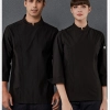 upgrade fabric head chef coat jacket restaurant uniform