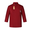 high quality fashion female chef work coat jacket men chef uniform