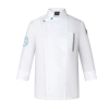 candy button long sleeve chef jacket baker uniform