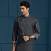 good fabric denim blue restaurant barkery uniform chef coat