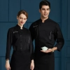 fashion long sleeve cafe restaurant chef coat uniform