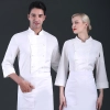 fashion chef jacket head chef uniform work wear