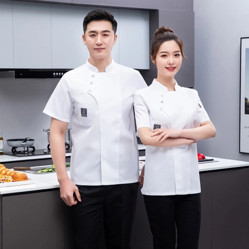 short sleeve summer high quality chef jacket