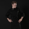 2022 handsome invisual button chef blouse jacket working uniform