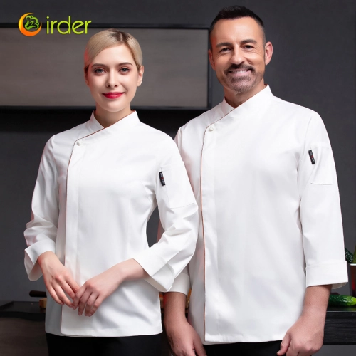 Amercia Fashion long sleeve head chef coat chef jacket uniform