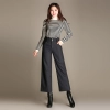 casuall loose woolen women pant 9/10 length pant Wide leg pants
