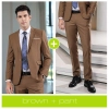Europe style brown color one button pant suits women men suits business work wear