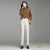 2022 Europe fashion woolen pant flare pant for women work office wear lady trouser
