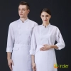 England fashion high quality fabirc restaurant chef jacket chef uniform