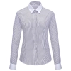 fashion high quality slim stripes men business shirt women work shirt