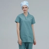 high quality v collar two buttons women doctor nurse scrubs suits blouse pant Color Color 7